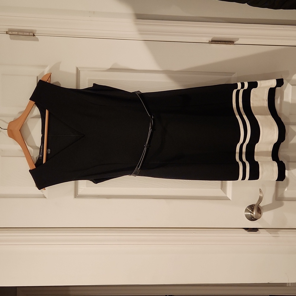 INC Belted Midi Dress